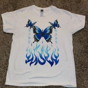 Baby girl butterfly t-shirt